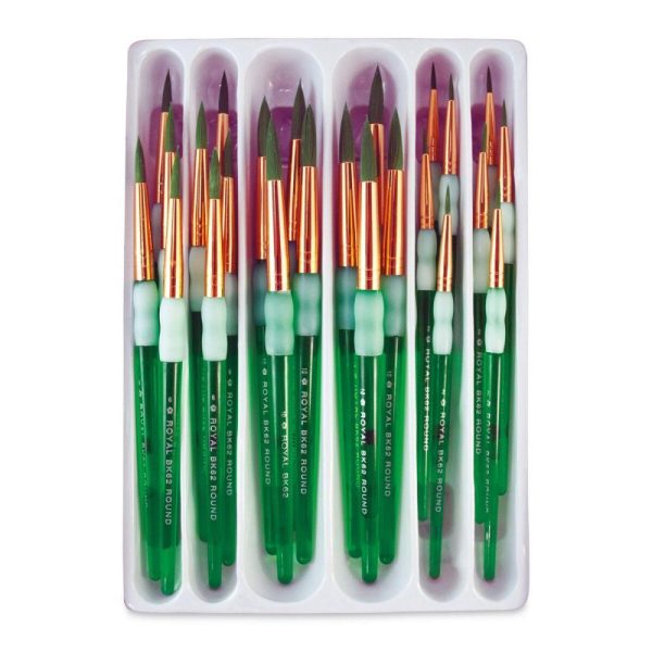 Adaptive and Easy-Grip Brushes |   Big Kids Choice Synthetic Brush Value Sets Adaptive & Easy-Grip Brushes Adaptive & Easy-Grip Brushes