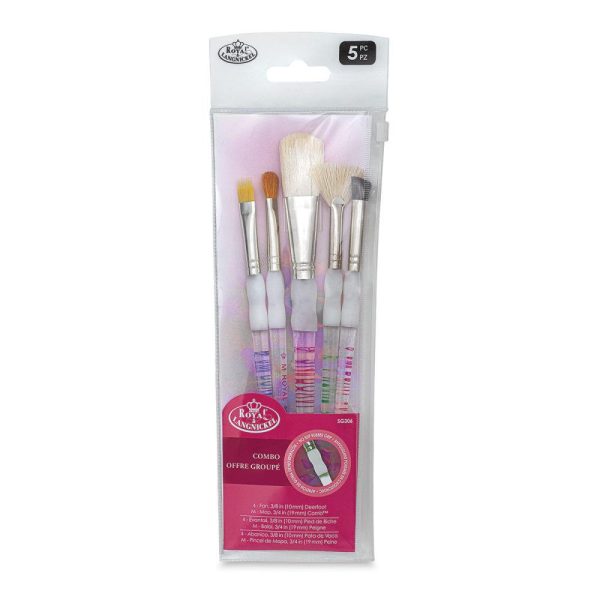 Adaptive and Easy-Grip Brushes |   Soft Grip Texture Brush Sets Adaptive Art Supplies Adaptive & Easy-Grip Brushes