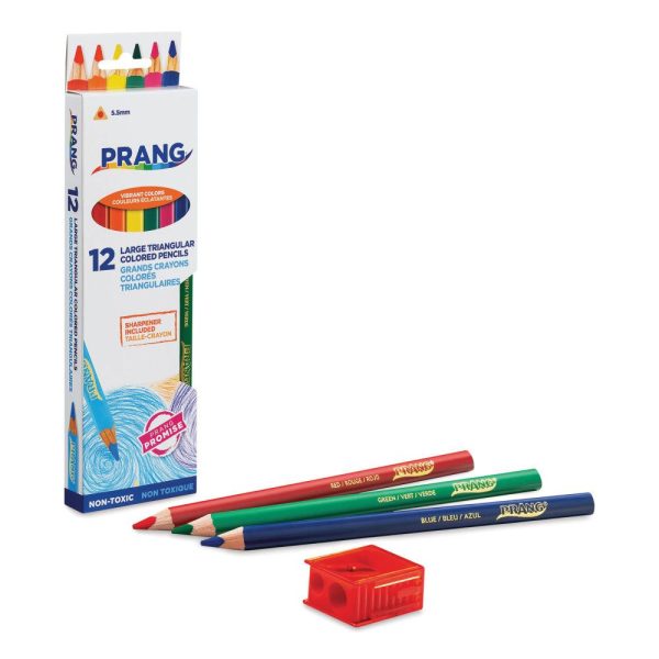 Adaptive and Easy-Grip Drawing Tools |   Large Triangular Colored Pencil Set Adaptive & Easy-Grip Drawing Tools Adaptive & Easy-Grip Drawing Tools