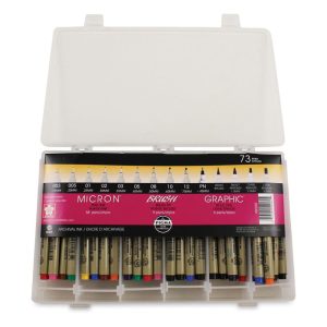 Archival Markers and Pens |   Pigma Micron Brush and Graphic Marker Sets Archival Markers & Pens Archival Markers & Pens