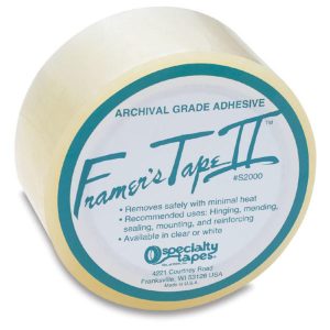 Archival Tape and Adhesives |   Framers Tape II Archival Supplies Archival Tape & Adhesives