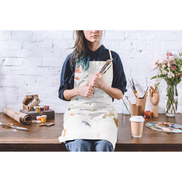 Art Aprons and Smocks |   Wearm White Apron Art Aprons & Smocks Art Aprons & Smocks