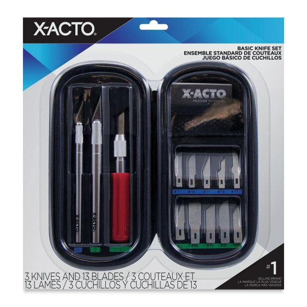 Art Knives and Blades |   Basic Knife Set with Case Art Knives & Blades Art Knives & Blades