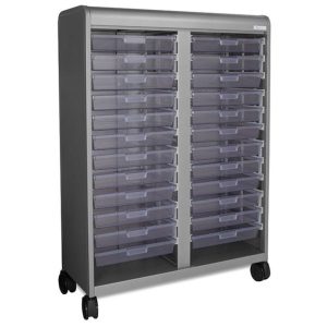 Art Storage Cabinets |   Cascade MegaTower Tote Tray Storage Unit Art Storage & Organization Art Storage Cabinets