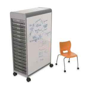 Art Storage Cabinets |   Cascade TwoSided Whiteboard Art Storage & Organization Art Storage Cabinets