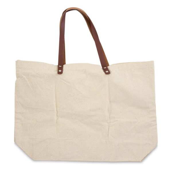 Bags and Carrying Cases |   Leather Handle Canvas Tote Bags & Carrying Cases Bags & Carrying Cases