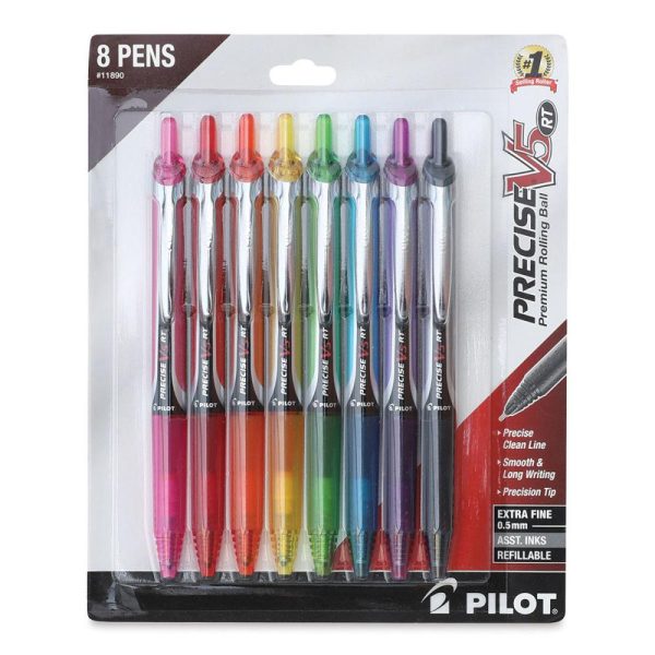 Ballpoint and Rollerball Pens |   Precise V Series Retractable Pens and Sets Ballpoint & Rollerball Pens Ballpoint & Rollerball Pens