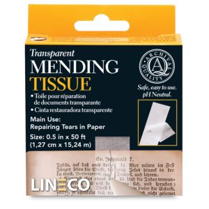 Bookbinding Tape and Book Repair Tape |   Transparent Mending Tissue Tape Bookbinding Tape & Book Repair Tape