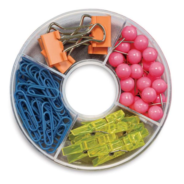 Clips and Binder Rings |   Rainbow Clips and Pins Set Clips & Binder Rings Clips & Binder Rings