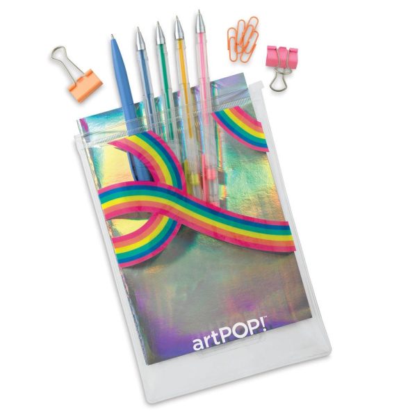 Clips and Binder Rings |   Rainbow Stationery Set Clips & Binder Rings Clips & Binder Rings