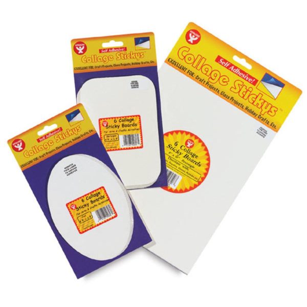 Collage Glue and Adhesives |   Collage Sticky Boards Collage Glue & Adhesives Collage Glue & Adhesives