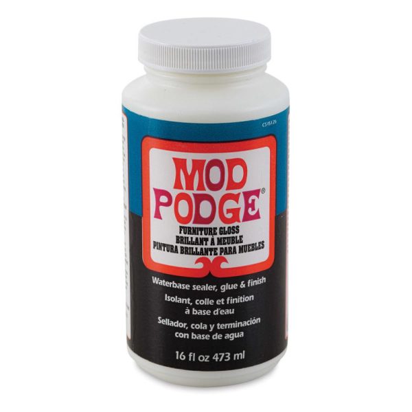 Collage Glue and Adhesives |   Mod Podge Furniture Gloss Collage Glue & Adhesives Collage Glue & Adhesives