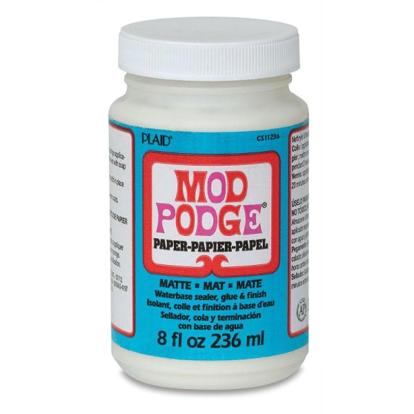 Collage Glue and Adhesives |   Mod Podge Paper Collage Glue & Adhesives Collage Glue & Adhesives