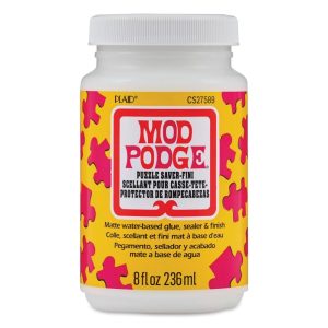 Collage Glue and Adhesives |   Mod Podge Puzzle Saver Collage Glue & Adhesives Collage Glue & Adhesives