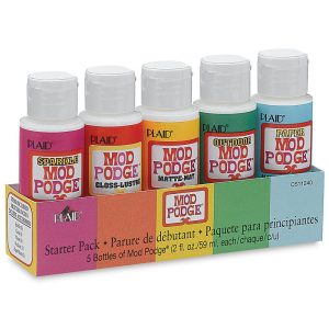 Collage Glue and Adhesives |   Mod Podge Starter Sets Collage Glue & Adhesives Collage Glue & Adhesives