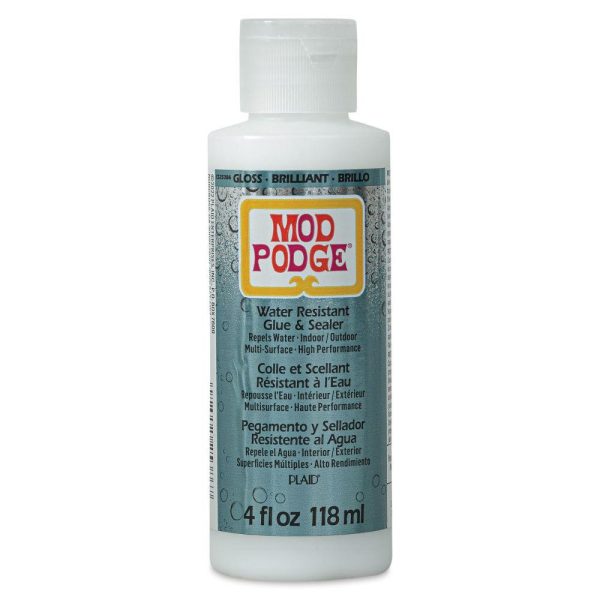 Collage Glue and Adhesives |   Mod Podge Water Resistant Glue and Sealer Collage Glue & Adhesives Collage Glue & Adhesives