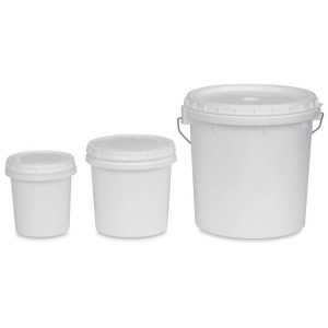 Containers for Storing and Mixing Clay |   Plastic Buckets with Lids Art Storage & Organization Containers for Storing & Mixing Clay