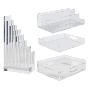 Desk Organizers and Accessories |   Acrylic Desk Accessories Desk Organizers & Accessories Desk Organizers & Accessories