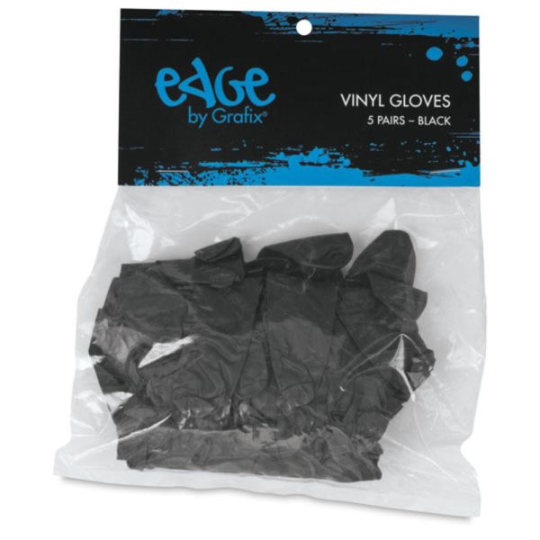 Disposable Gloves and Barrier Cream |   Edge Vinyl Gloves Art Safety Supplies & Protective Gear Disposable Gloves & Barrier Cream