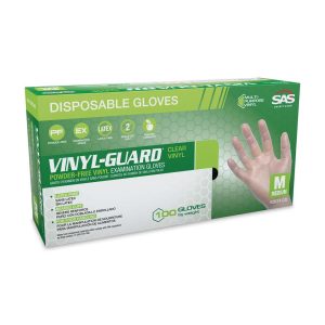 Disposable Gloves and Barrier Cream |   Safety VinylGuard Vinyl Disposable Examination Gloves Art Safety Supplies & Protective Gear Disposable Gloves & Barrier Cream