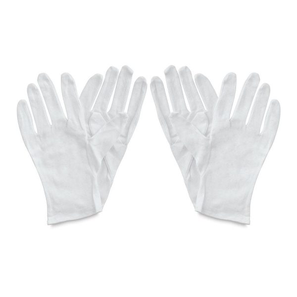 Disposable Gloves and Barrier Cream |   Soft White Cotton Gloves Art Safety Supplies & Protective Gear Disposable Gloves & Barrier Cream