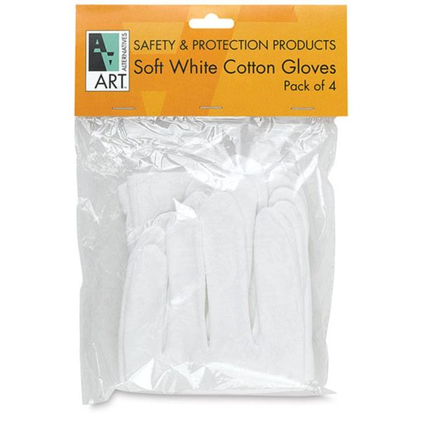 Disposable Gloves and Barrier Cream |   Soft White Cotton Gloves Art Safety Supplies & Protective Gear Disposable Gloves & Barrier Cream