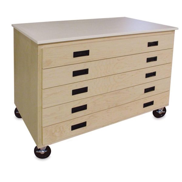 Flat Files and Vertical Files |   Mobile Paper Storage Cart Art Storage & Organization Art Storage Cabinets