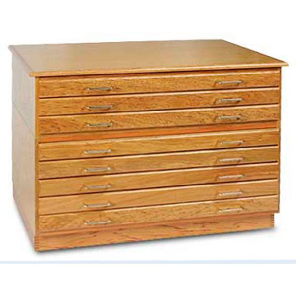 Flat Files and Vertical Files |   Oak Flat Files Art Storage & Organization Flat Files & Vertical Files