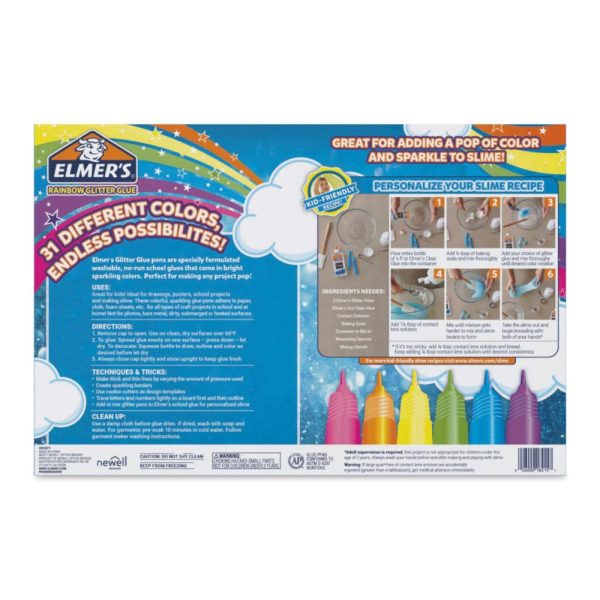 Glue Pens and Applicators |   Rainbow Glitter Glue Pen Set Glue Glue Pens & Applicators