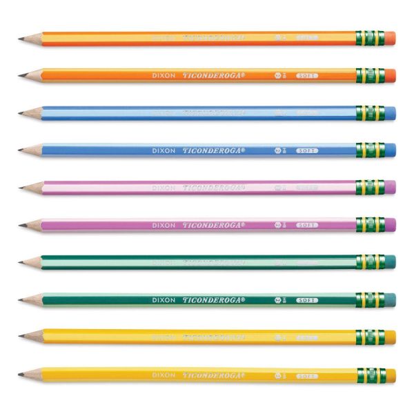 Graphite Writing Pencils |   No 2 Striped Pencil Set Office Supplies Graphite Writing Pencils