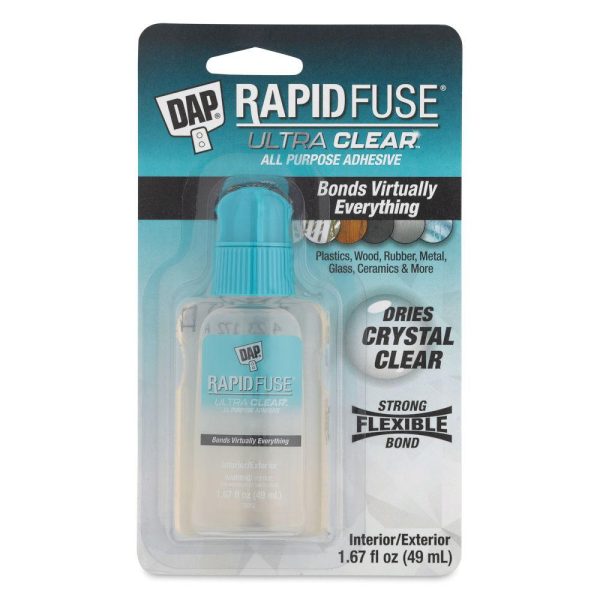 Heavy-Duty Glue and Multi-Surface Glue |   Rapid Fuse Ultra Clear All Purpose Adhesive Glue Heavy-Duty Glue & Multi-Surface Glue