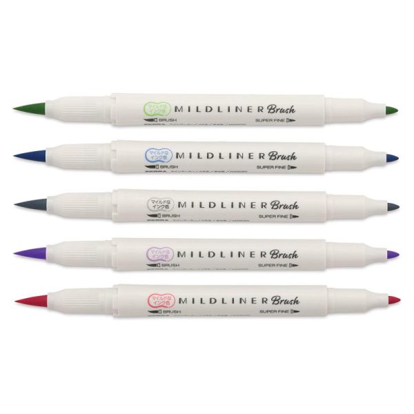 Highlighters |   Mildliner Double Ended Brush Pen Sets Highlighters Highlighters