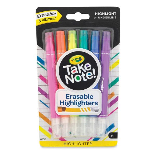 Highlighters |   Take Note Erasable Highlighter Set Highlighters Highlighters