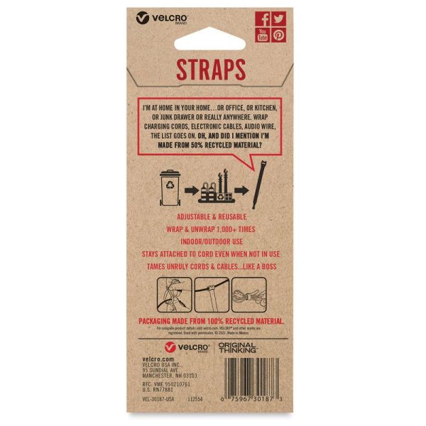 Hook and Loop Fasteners |   ECO Collection Straps Hook & Loop Fasteners Hook & Loop Fasteners