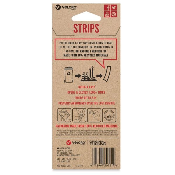 Hook and Loop Fasteners |   ECO Collection Strips Hook & Loop Fasteners Hook & Loop Fasteners