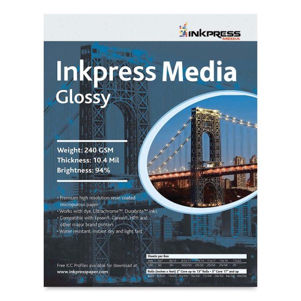 Inkjet Paper and Film |   Glossy Inkjet Papers Inkjet Paper & Film Inkjet Paper & Film