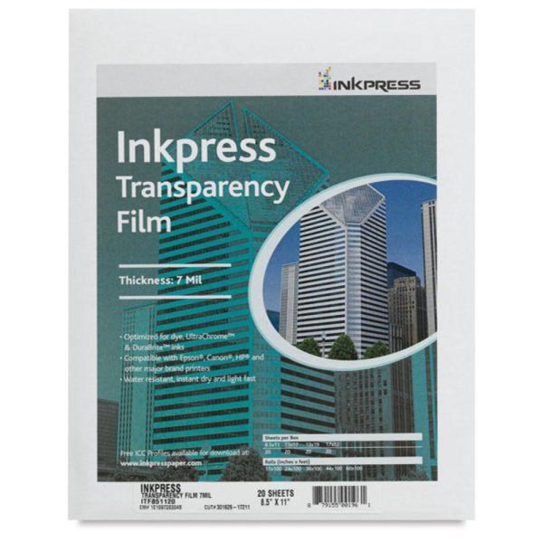 Inkjet Paper and Film |   Inkjet Transparency Film Inkjet Paper & Film Inkjet Paper & Film