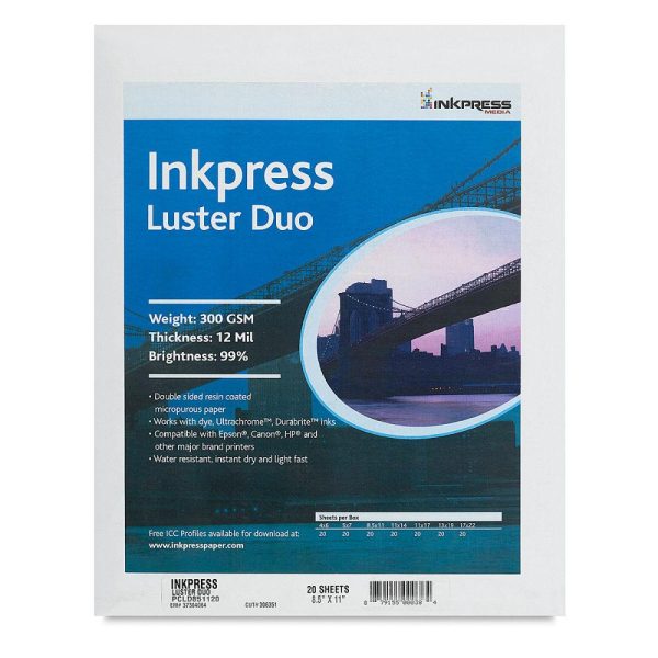 Inkjet Paper and Film |   Luster Inkjet Papers Inkjet Paper & Film Inkjet Paper & Film