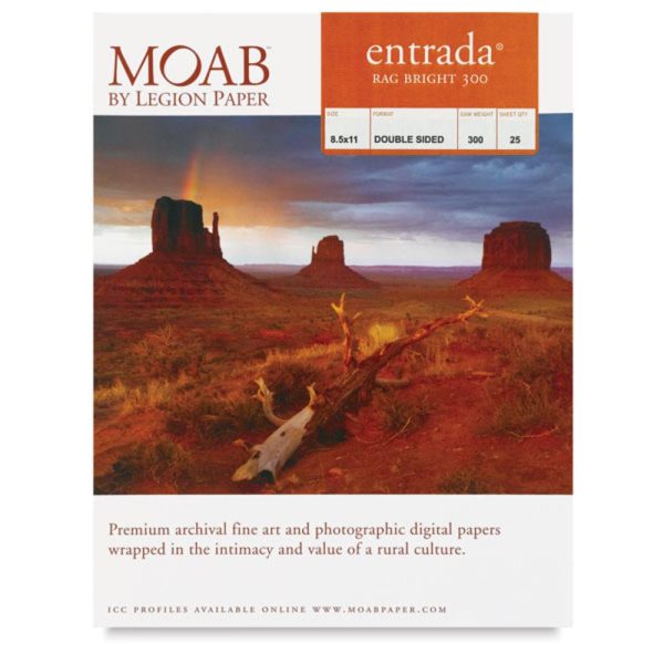 Inkjet Paper and Film |   Moab Entrada Digital Rag Paper Inkjet Paper & Film Inkjet Paper & Film