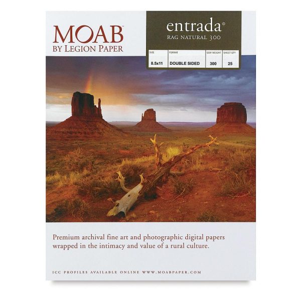 Inkjet Paper and Film |   Moab Entrada Digital Rag Paper Inkjet Paper & Film Inkjet Paper & Film