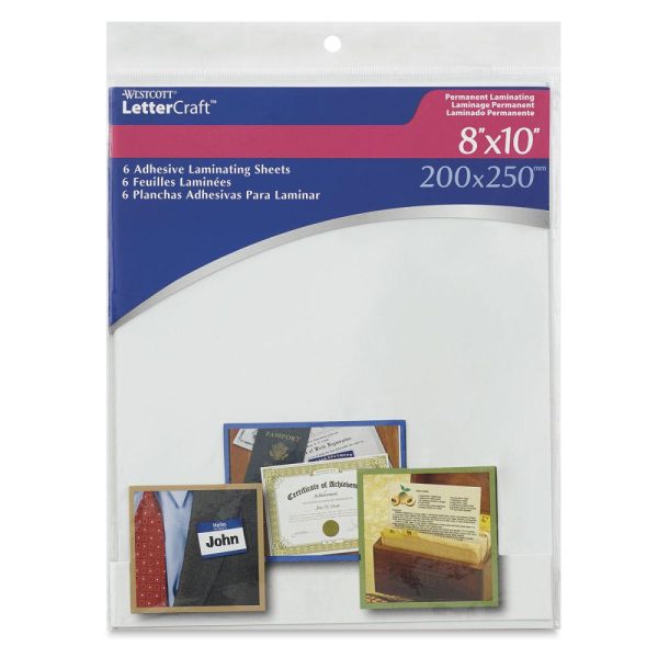 Laminators and Films |   BetterLetter SelfAdhesive Laminating Sheets Laminators & Films Laminators & Films