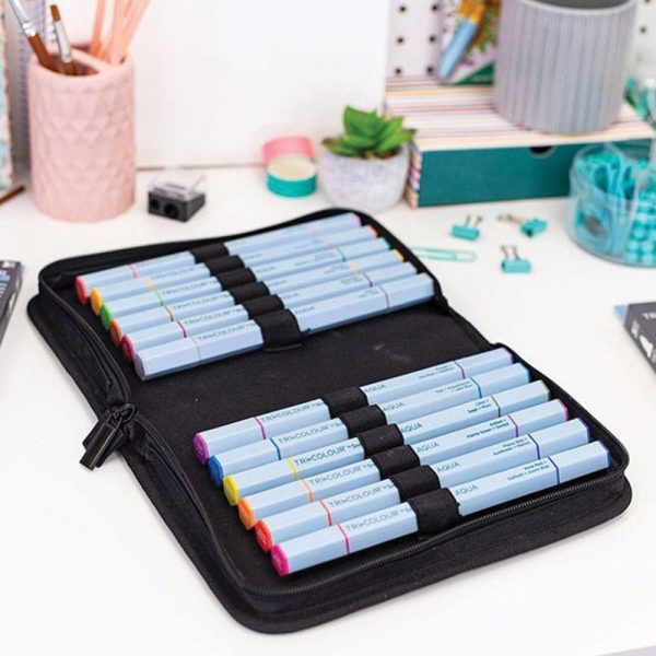 Marker Cases and Organizers |   Marker Storage Wallet Transporting & Carrying Art Supplies Marker Cases & Organizers