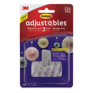 Mounting Squares and Adhesive Dots |   Adjustable Hooks Hardware Mounting Squares & Adhesive Dots