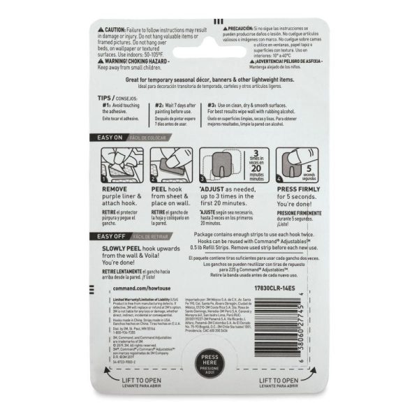 Mounting Squares and Adhesive Dots |   Adjustable Hooks Hardware Mounting Squares & Adhesive Dots