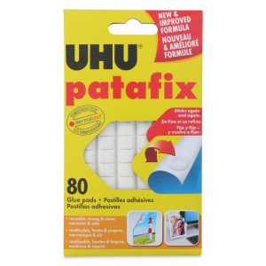 Mounting Squares and Adhesive Dots |   Patafix Removable Adhesive Putty Hardware Mounting Squares & Adhesive Dots