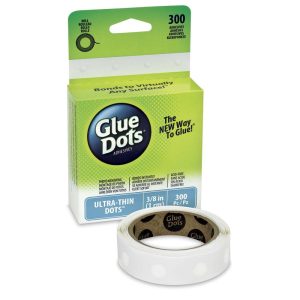 Mounting Squares and Adhesive Dots |   UltraThin Glue Dots Hardware Mounting Squares & Adhesive Dots