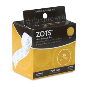 Mounting Squares and Adhesive Dots |   ZOTS Clear Adhesive Dots Hardware Mounting Squares & Adhesive Dots