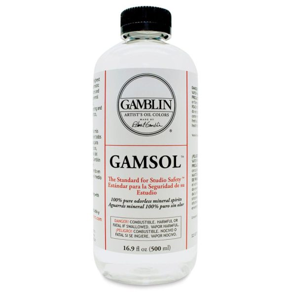 Paint Brush Cleaners and Washers |   Gamsol Odorless Mineral Spirits Cleaning Supplies & Materials Paint Brush Cleaners & Washers