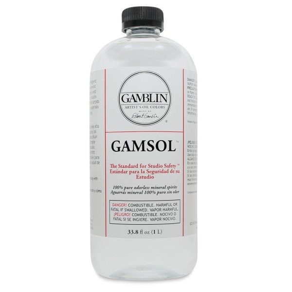 Paint Brush Cleaners and Washers |   Gamsol Odorless Mineral Spirits Cleaning Supplies & Materials Paint Brush Cleaners & Washers