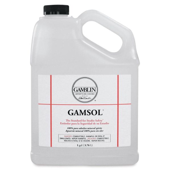 Paint Brush Cleaners and Washers |   Gamsol Odorless Mineral Spirits Cleaning Supplies & Materials Paint Brush Cleaners & Washers